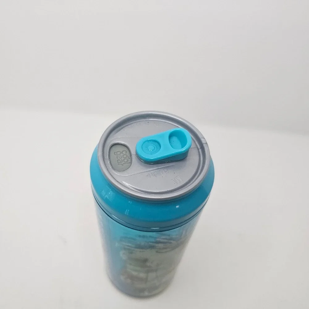 Margaritaville Cool Gear Insulated Soda Can Tumbler Fins Up! Bubbles Up! 16oz